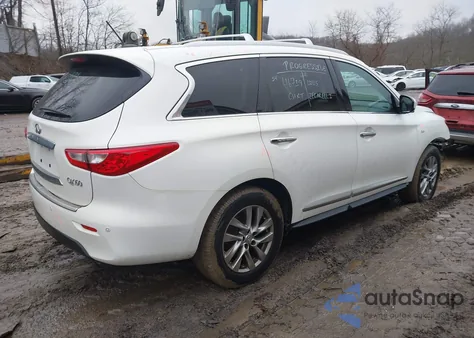 2014 Infiniti Qx60 z USA, uszkodzony, nr VIN 5N1AL0MM1EC543318